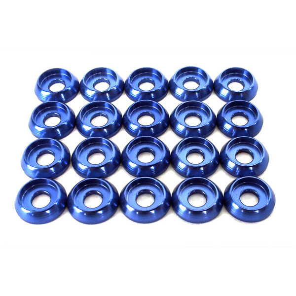 LX0238 - Frame C Washer M3 - Blue - 20pcs