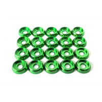 LX0250 - Frame C Washer M3 - Green - 20pcs