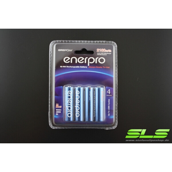 4er-Blister Enerpro AA Mignon 2100mah