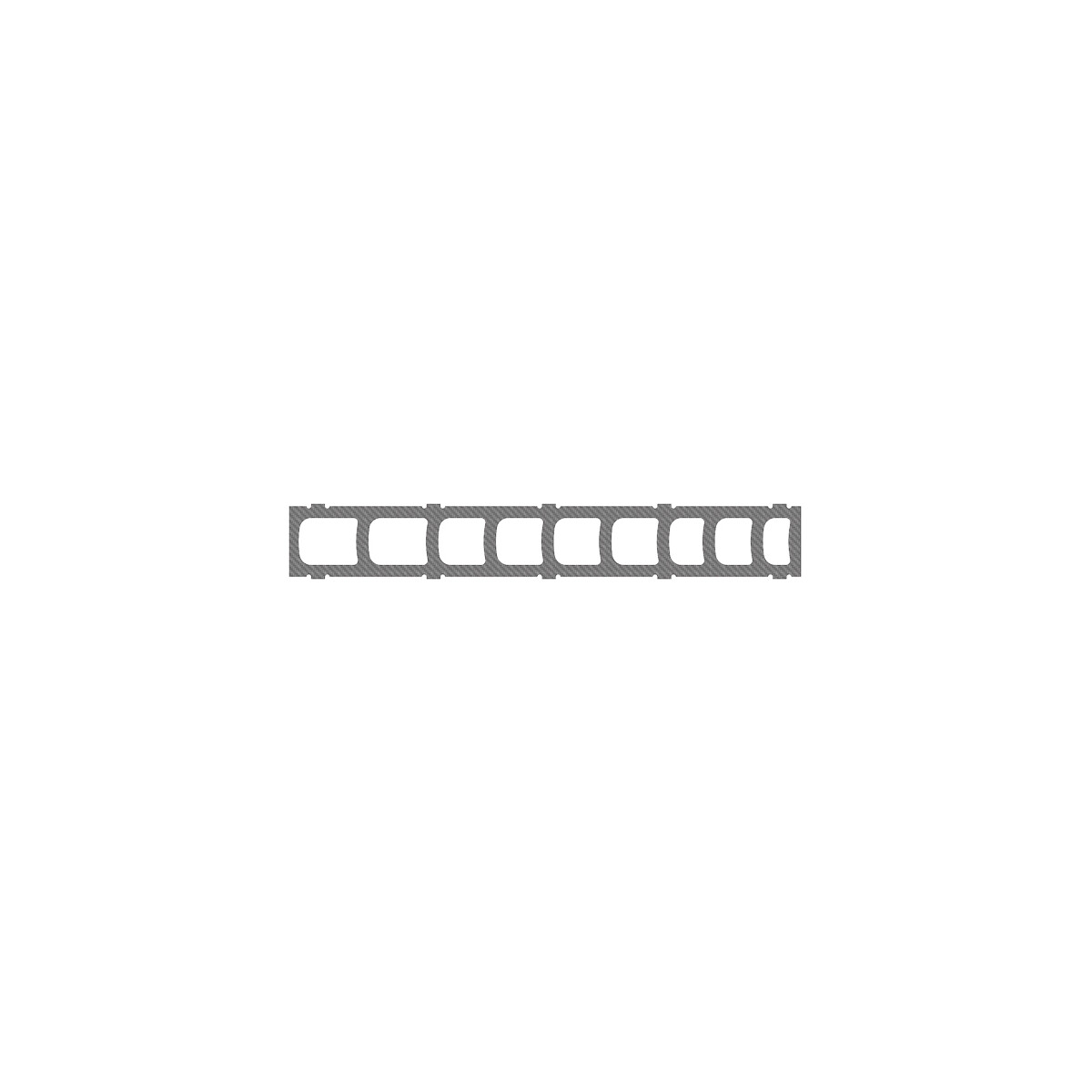 Untere CFK Chassis Rahmen, 1,0mm LOGO 700 XXtreme