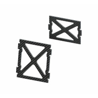 Chassis Versteifungsplatten, LOGO 500/600 Carbon