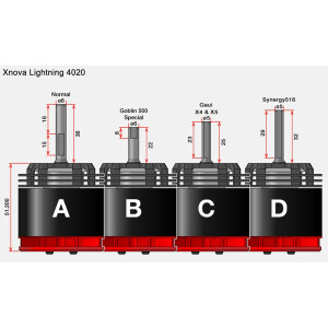 XNova Lightning 4020-1000KV  A 1000