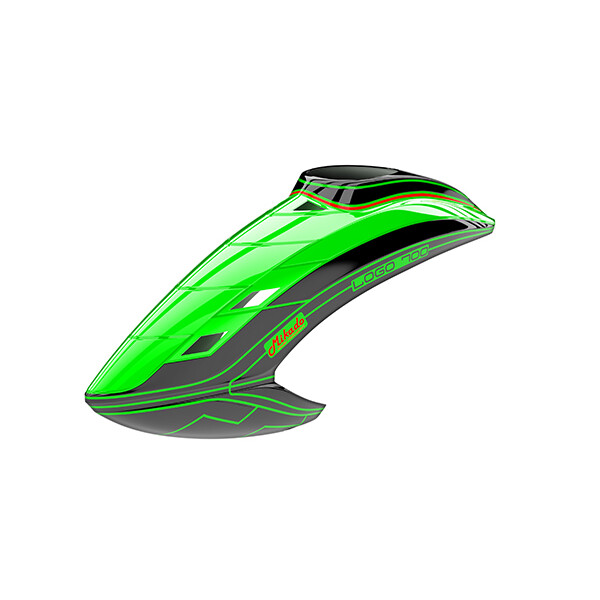 Haube LOGO 700, neon-grün/schwarz