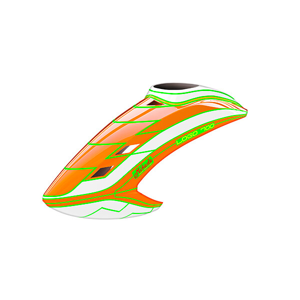 Haube LOGO 700, neon-orange/weiß/neon-orange