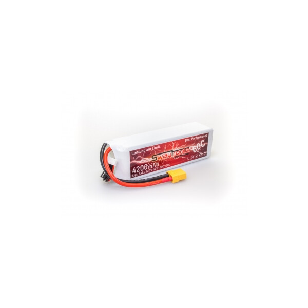 SWAYTRONIC LiPo 6S 22.2V 4200mAh 60C/120C XT90