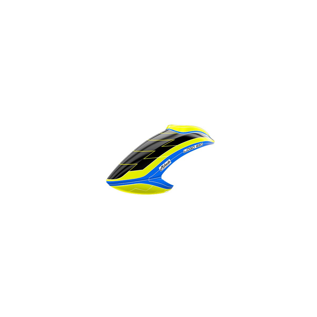 Haube LOGO 690 SX V3 neon-gelb/blau