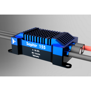 YGE SAPHIR 155 LVT BEC Brushless Regler m. Telemetrie 4-8S