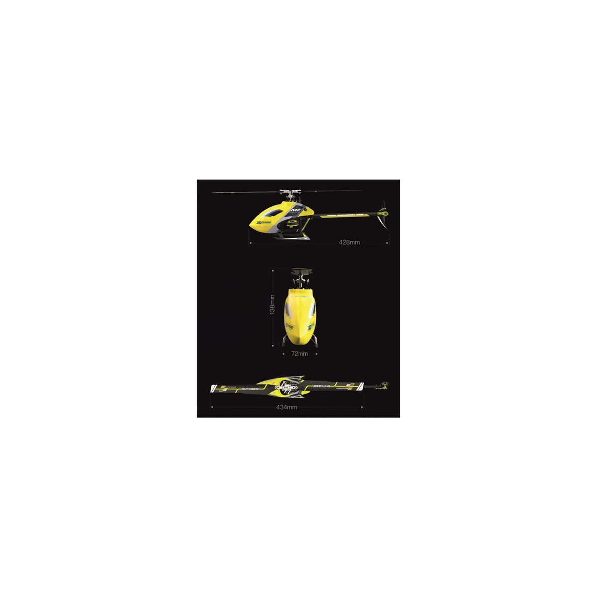 OMP M2 EVO V3 racing yellow BNF